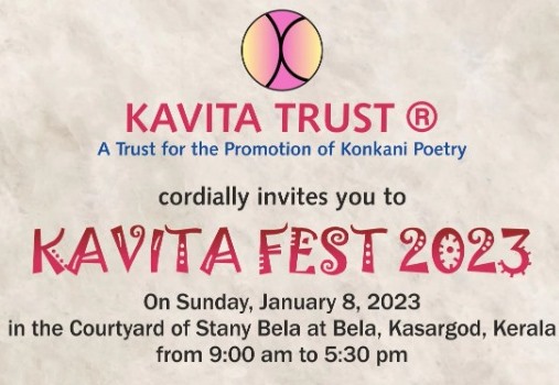 Kavita Fest on January 8 at Bela, Kasaragod.